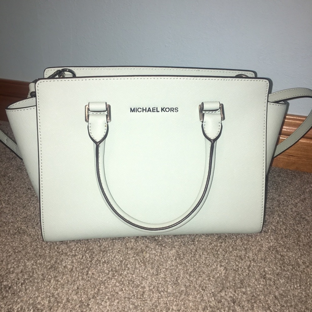 Michael by Michael Kors Selma Saffiano Satchel